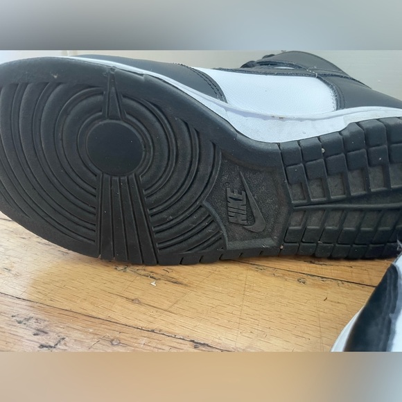 Nike panda Black and White High-Top Sneakers - Picture 9 of 11